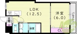 高橋マンション【3階】の間取り