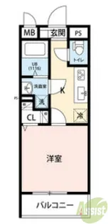 リコルテ稲野【1階】の間取り