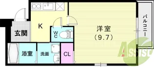 フジパレス西宮鳴尾Ⅱ番館【2階】の間取り