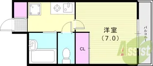 メゾン・ルネサンス【4階】の間取り