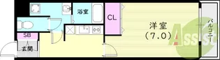 MORES VILLA 上ヶ原【2階】の間取り