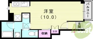 アルコーブ仁川【2階】の間取り