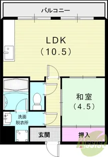 メゾンオリエント【5階】の間取り