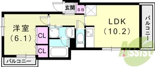cerne西宮【2階】の間取り