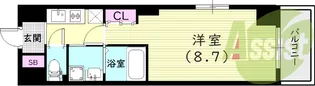 アペックスヒルズ西宮【4階】の間取り