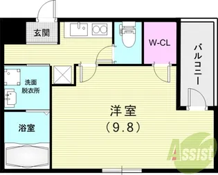 フジパレス立花町二丁目Ⅰ番館【1階】の間取り