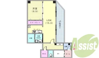 西大島ビル【5階】の間取り