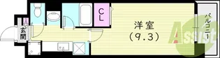ハイムさわらび【1階】の間取り