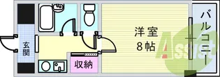 グレース今津【2階】の間取り