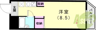 猪名寺パークマンションⅡ【2階】の間取り