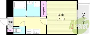 モレス・ヴィラ塚口【2階】の間取り
