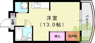 マンション和光【1階】の間取り