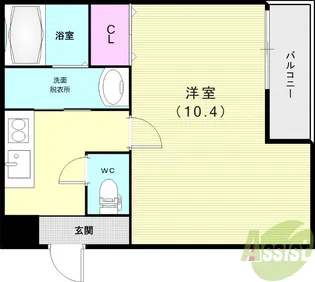 フジパレス塚口Ⅴ番館【1階】の間取り