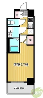 シエテ立花駅前【6階】の間取り