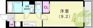 リブリ・FERIO園田【3階】の間取り
