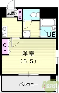 エスティライフ武庫之荘【5階】の間取り