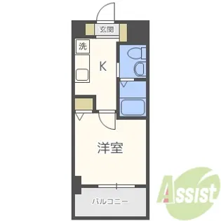 NEW尼崎【5階】の間取り