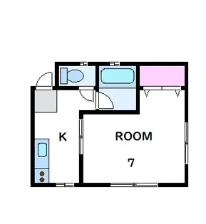 ハウスヤナギ【1階】の間取り