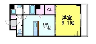 サンライズ三鷹【3階】の間取り