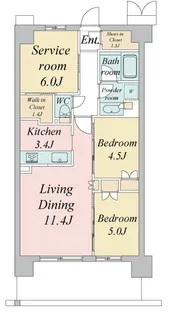 トラープランド蒼麗館【2階】の間取り