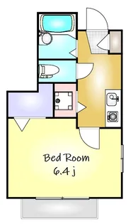 ファミール中野【1階】の間取り
