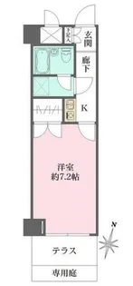 東京都渋谷区初台1丁目【マンション】の間取り