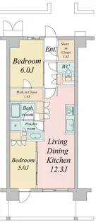 トラープランド蒼麗館【5階】の間取り
