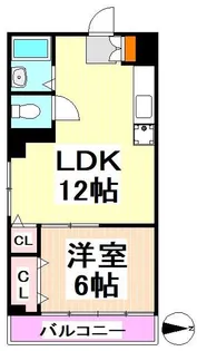 北村ハイツ【9階】の間取り