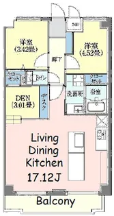 コスモリード学芸大【1階】の間取り