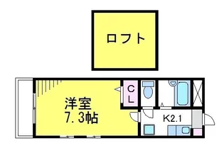東京都三鷹市井口1丁目【アパート】の間取り