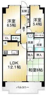 東京都三鷹市下連雀7丁目【マンション】の間取り