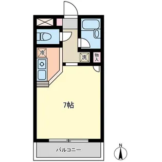 東京都武蔵野市西久保2丁目【マンション】の間取り