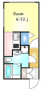 東京都中野区弥生町4丁目【マンション】の間取り