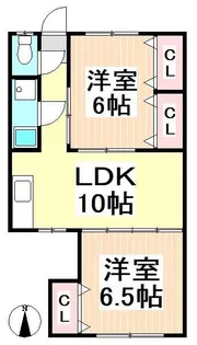 東京都杉並区下高井戸2丁目【アパート】の間取り