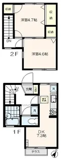 東京都杉並区堀ノ内3丁目【アパート】の間取り