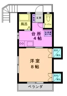 長澤方【2階】の間取り