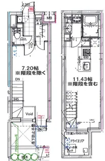 ミレドゥーエ目黒本町の間取り