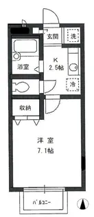 エスティハウス代沢A棟【1階】の間取り