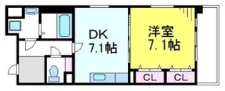 東京都武蔵野市境南町3丁目【マンション】の間取り