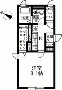 東京都新宿区北新宿4丁目【アパート】の間取り