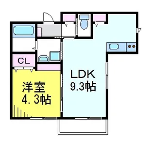 M(エム)【2階】の間取り