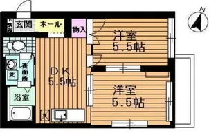 エルミタージュ沙羅【1階】の間取り