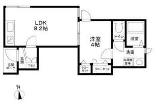 N【1階】の間取り