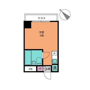 東京都中野区本町1丁目【マンション】の間取り