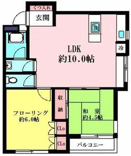 東京都世田谷区八幡山1丁目【マンション】の間取り