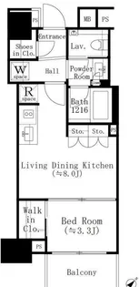 パークホームズ西小山【4階】の間取り