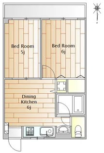 メゾンドソレイユ【2階】の間取り