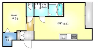 Villa 城山通り【2階】の間取り