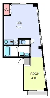 フクイヤビル【2階】の間取り