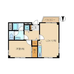 東京都中野区本町5丁目【マンション】の間取り